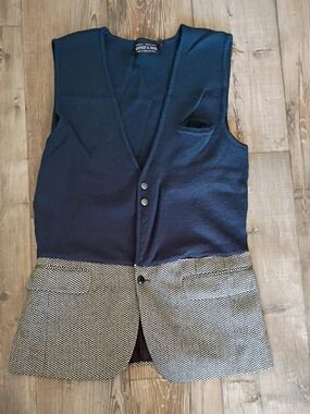 Geoffey B. Small Vintage 1980s Sweater Vest Size Large